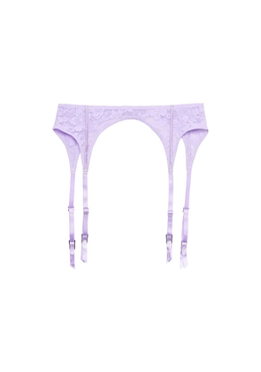 Fleur Du Mal Le Stretch garter belt - Purple