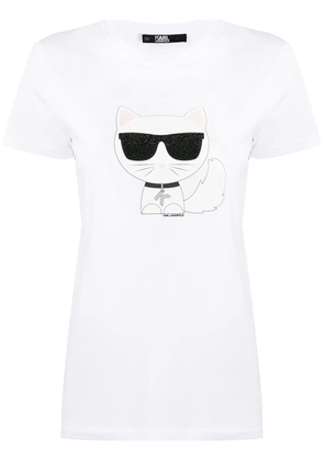 Karl Lagerfeld Ikonik Choupette T-Shirt - White