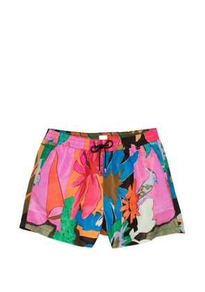 Paul Smith floral print swim shorts - Black
