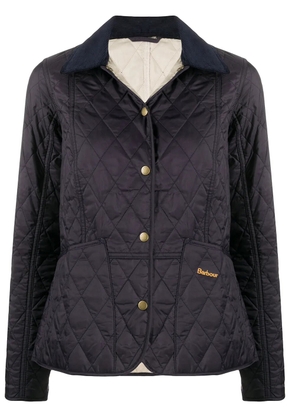 Barbour Summer Liddesdale corduroy-collar quilted jacket - Blue