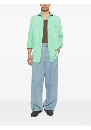 SARTORIO NAPOLI Texas chest-pocket shirt - Green
