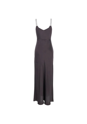Antonelli tie-waist slip dress - Grey