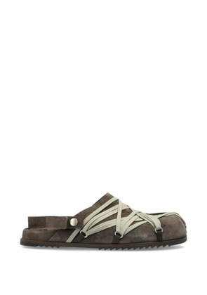Rick Owens Megalace mules - Brown