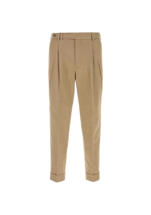 PT Torino cuffed tapered trousers - Neutrals