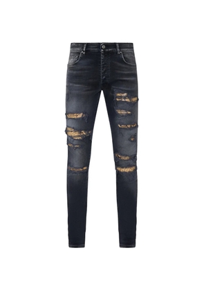 AMIRI Snake Thrasher denim skinny jeans - Black