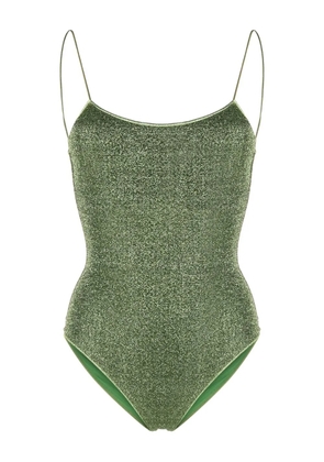 Oséree metallic effect swimsuit - Green