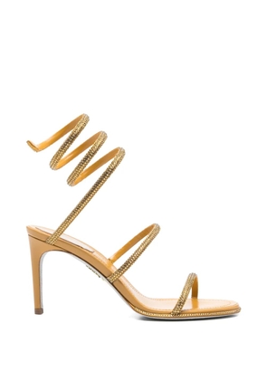 René Caovilla Cleo embellished sandals - Yellow