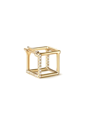 Shihara Diamond Square Earring 7 (02) - Metallic