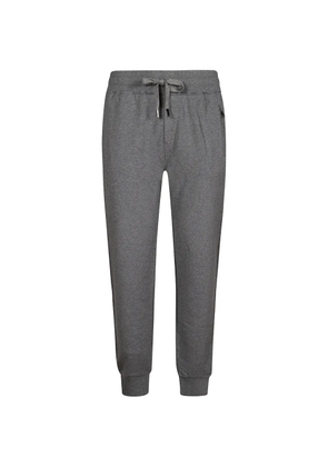 Dolce & Gabbana drawstring cotton track pants - Grey