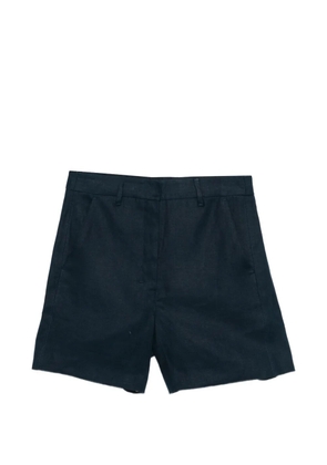 'S Max Mara front-zip shorts - Blue