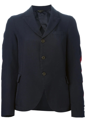 Comme Des Garçons Comme Des Garçons stripe detail blazer - Blue