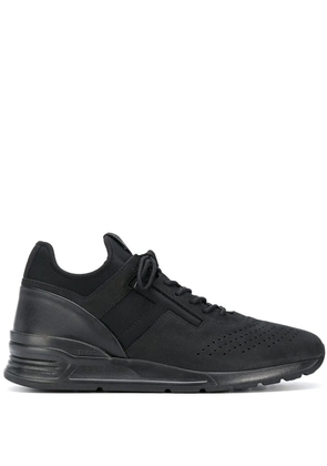 Tod's panelled lace-up sneakers - Black