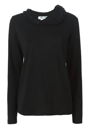 Comme Des Garçons Comme Des Garçons frilled collar sweater - Black