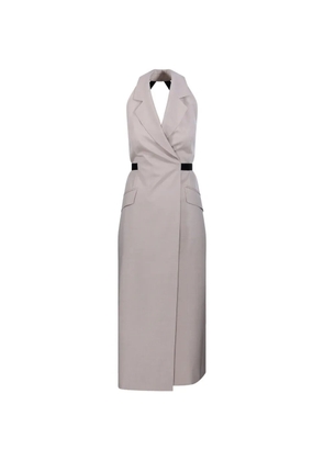 Max Mara sleeveless midi dress - Neutrals