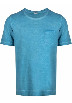 Massimo Alba distressed cotton T-shirt - Blue