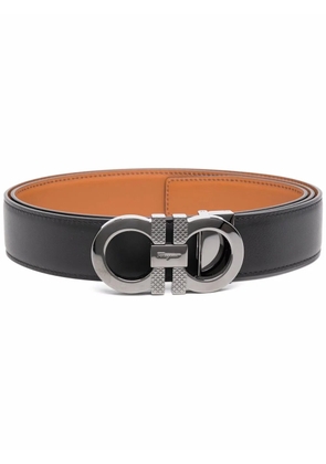 Ferragamo reversible Gancini-logo belt - Black