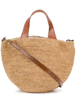 IBELIV woven top-handle tote - Neutrals
