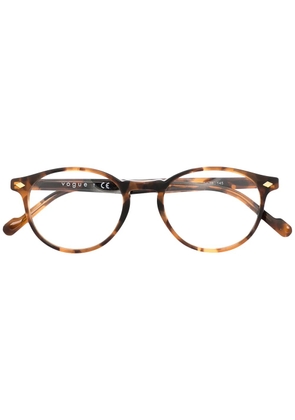 Vogue Eyewear round tortoiseshell glasses - Brown