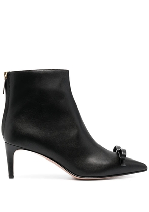 RED(V) Sandie bow-detail ankle boots - Black