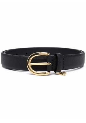 Lauren Ralph Lauren charm-detail leather belt - Black