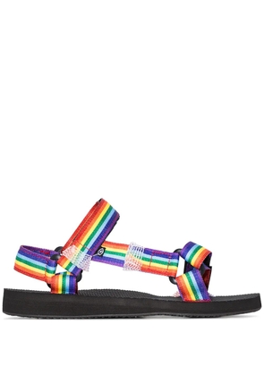 Arizona Love Rainbow Trekky ribbon sandals - Black