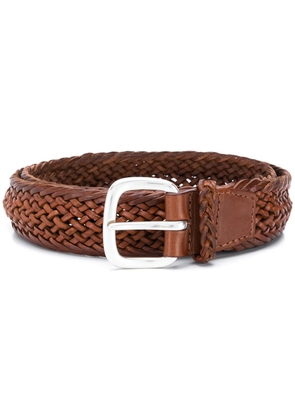 Orciani braided belt - Brown