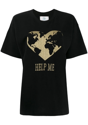 Alberta Ferretti Help Me T-shirt - Black