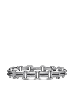 David Yurman sterling silver Deco Beveled link bracelet (7.5mm)