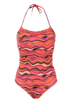 Amir Slama printed swimsuit - Pink