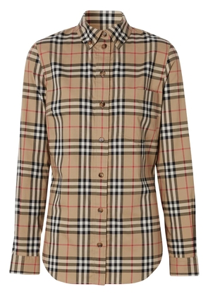 Burberry Vintage Check button-down shirt - Brown