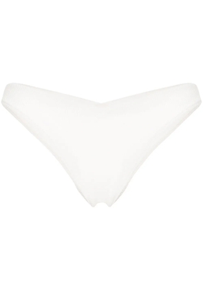 Frankies Bikinis Enzo V-cut bikini bottoms - White