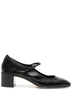Aeyde Aline 45mm leather pumps - Black