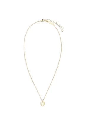 Ferragamo Gancini-pendant necklace - Gold