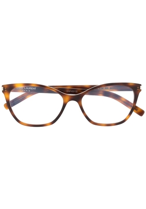 Saint Laurent Eyewear cat-eye glasses - Brown