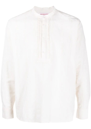 Orlebar Brown Hemlock striped henley shirt - Neutrals