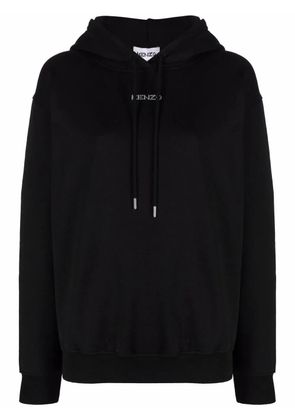Kenzo logo-print pullover hoodie - Black