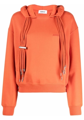 AMBUSH multicord cotton hoodie - Orange