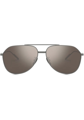 Dolce & Gabbana Eyewear mirrored pilot-frame sunglasses - Grey
