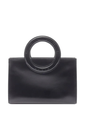 Celine Pre-Owned 2000-2010 Leather Circle Logo handbag - Black
