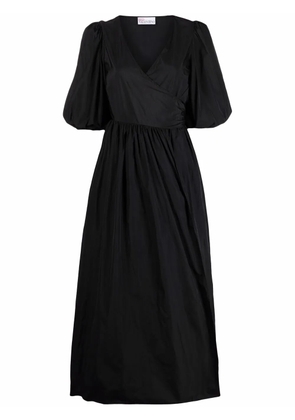 RED Valentino V-neck midi dress - Black