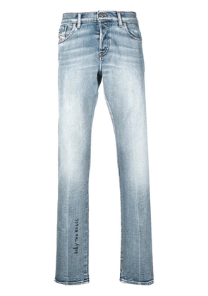 Diesel straight-leg light wash jeans - Blue