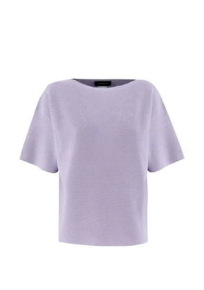 Fabiana Filippi knitted T-shirt - Purple