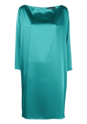 Gianluca Capannolo long-sleeve shift mini dress - Green