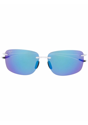 Maui Jim square-frame tinted sunglasses - Blue