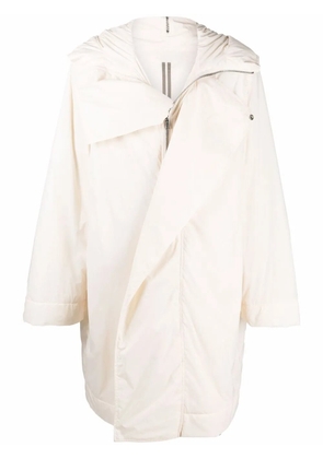 Rick Owens oversized hooded parka - Neutrals