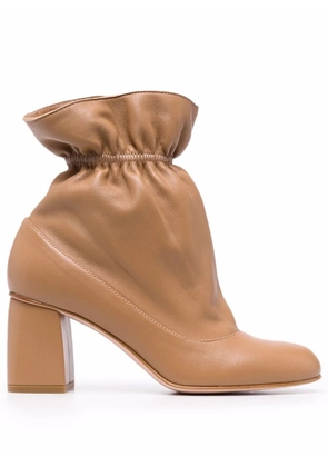 RED(V) 75mm ankle boots - Brown