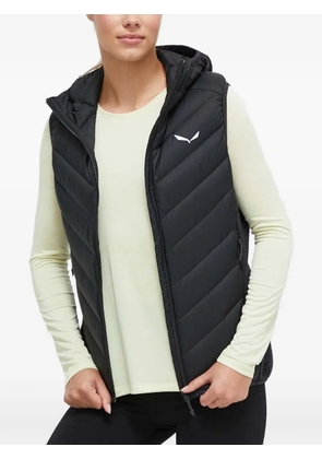 Salewa Fanes Sarner hooded quilted-pattern gilet - Black