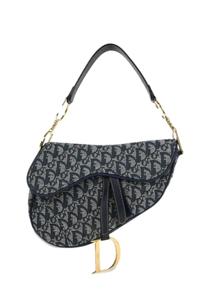 Christian Dior Pre-Owned 2000 Saddle Oblique jacquard tote bag - Blue