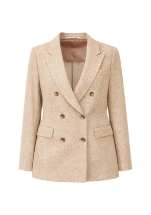 Tagliatore peak-lapel double-breasted blazer - Neutrals