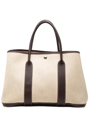 Hermès Pre-Owned 2015 Toile and Negonda Garden Party 36 tote bag - Brown